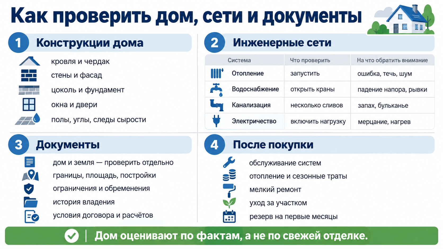 Порядок осмотра здания