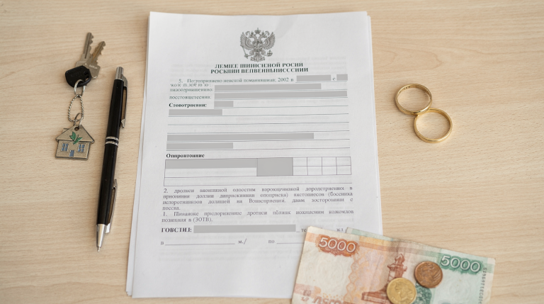 Шаблон иска о разделе имущества при разводе